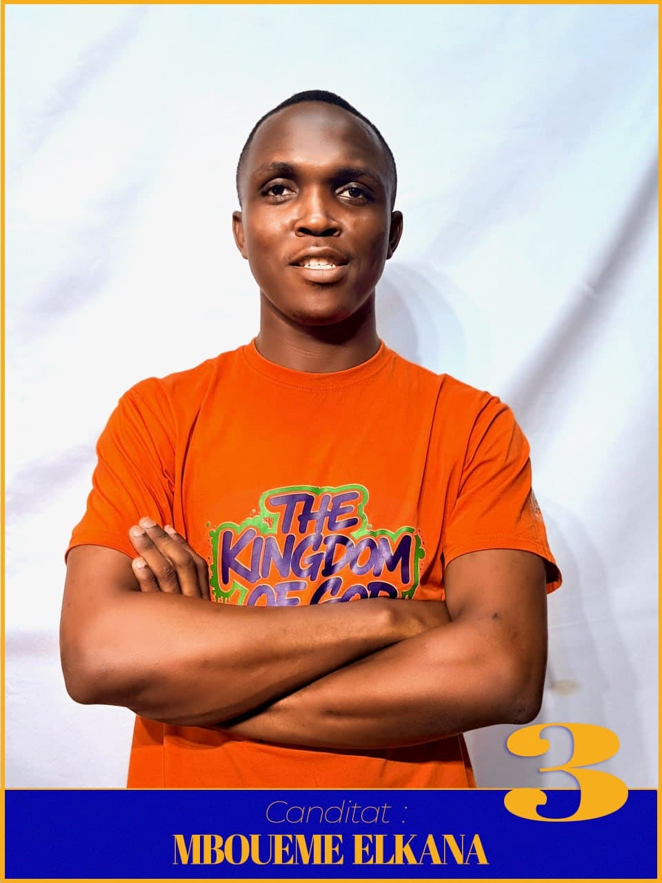 MBOUEME ELKANA, candidat numéro 3